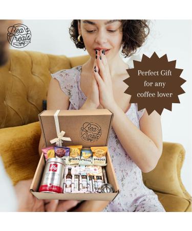 Ground Coffee and Syrup Hamper Bundle With illy Ground Coffee 250g Monin Coffee Syrup Gift Set Border Biscuits and Beas Treats 30ml Scoop - Buy Online on GoSupps.com