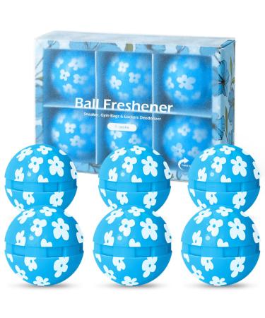 Scentorini Schuhdeo desodoring balls for sports shoes 6 st-desodorical balls linen fragrance- simple twistlock ideal for sports bags school bags lockers to remove smells - Buy Online on GoSupps.com
