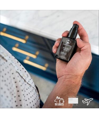 AMALFI Beard Oil - Natural Certified Organic Oil for Softening & Conditioning Beards & Mustaches | International Shipping Available - Buy Online on GoSupps.com