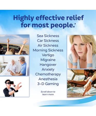 Sea-Band Anti-Nausea Acupressure Wristband - Motion & Morning Sickness Relief (Pack of 36) | International Shipping Available - Buy Online on GoSupps.com