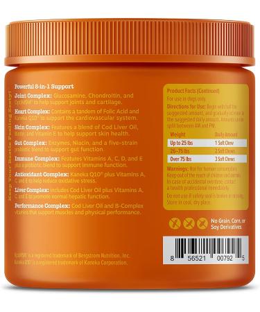 Zesty Paws 5-in-1 Multivitamin Bites for Dogs - Peanut Butter Flavor, 90 Soft Chews - Buy Online on GoSupps.com