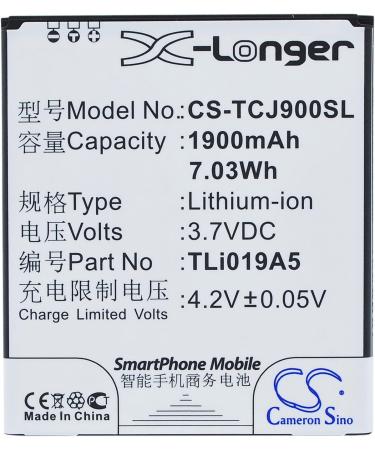 JRINK Replacement Battery for TCL TLi019A5 J900C & J900T - Long-lasting Reliable Power - Buy Online on GoSupps.com
