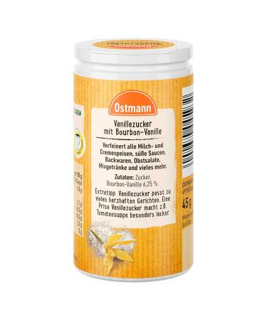 Ostmann Bourbon Vanilla Sugar - Vegan Cake & Dessert Refiner | 4 x 45g - Buy Online on GoSupps.com