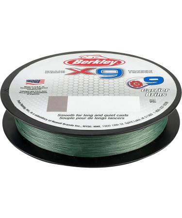 Berkley x9 Braid Fishing Line 80lb 295 Yards Low-Vis Green - High Performance Fishing Line - Buy Online on GoSupps.com