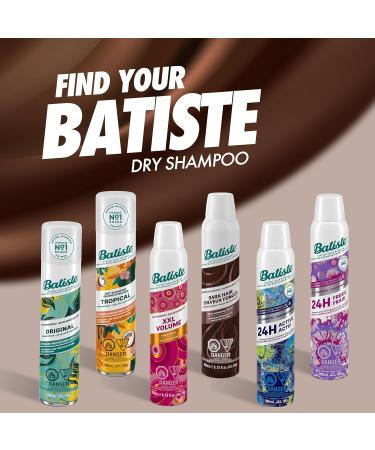 Batiste Dark Dry Shampoo Spray Value Pack For Dark & Deep Brown Hair Refresh Hair And Absorb Oil Between Washes Waterless Shampoo For Added Hair Texture And Body 350 mL Dark Hair 350 g (Pack of 1) - Buy Online on GoSupps.com