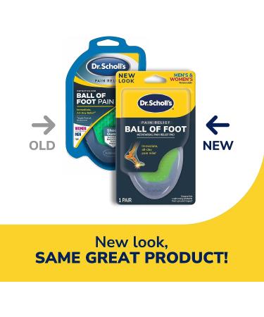 Dr. Scholl's Ball of Foot Pain Relief Orthotics - All-Day Comfort & Pressure Relief - Buy Online on GoSupps.com