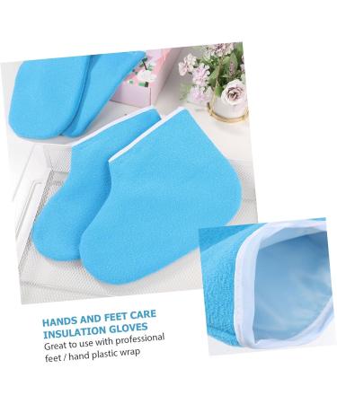 IWOWHERO 1 Set Gloves and Booties Wax Socks for Feet Cotton Mittens Nursing Stuff Paraffin Glove Paraffin Wax Covers Work Gloves Paraffin Wax Foot Cover Accessories Comfortable - Buy Online on GoSupps.com