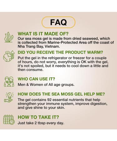 TrueSeaMoss Sea Moss Gel - Alternative Form of Sea Moss - Elderberry Irish Sea Moss Gel - Sea Moss Gel Organic Raw - Made in the USA - Elderberry Sea Moss Gel 473 ml (16 Fl Oz) - Buy Online on GoSupps.com