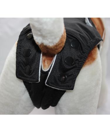 Glenndarcy Adjustable Dog Diaper - Waterproof Solution for Urinary Incontinence with 2 Washable Inserts - Medium Coffee - Buy Online on GoSupps.com