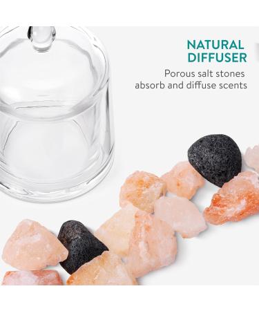 Buy Navaris Pink Salt Crystal Aroma Diffuser - Wireless Essential Oil & Fragrance Diffuser for Lasting Scent | International Shipping Available - Buy Online on GoSupps.com