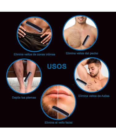 Buy Male Body Razor Electric Shaver for Men with Stainless Steel Blade & Interchangeable Combs | Smooth Shave Easy Clean - Buy Online on GoSupps.com