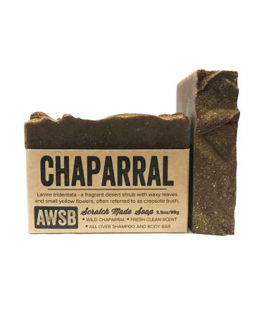 Chaparral Shampoo & Body Bar Soap Vegan All Natural with Organic Ingredients Handmade by A Wild Soap Bar