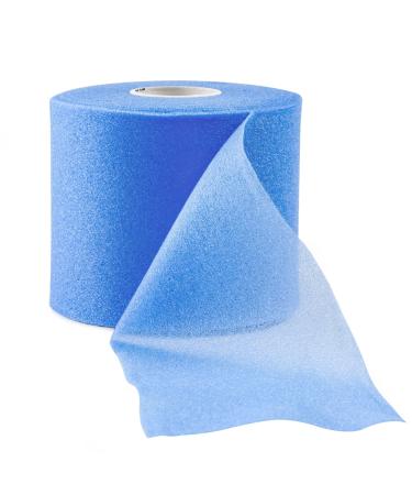 Cannon Sports Pre Wrap 30 Yard Roll Athletic Foam Tape Underwrap for Ankles Wrists Knees Elbows Hair (Blue)