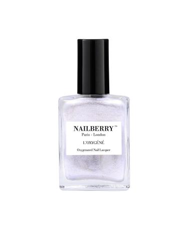 Nailberry L'Oxyg n Oxygenated Nail Lacquer | Star Dust 15 ml | Polish for a Healthier Manicure & Long Lasting Colour | 12-Free Vegan Halal Cruelty & Gluten Free
