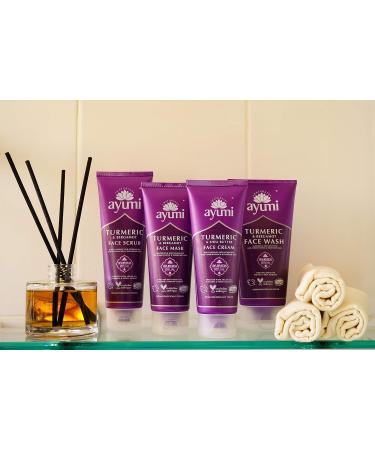 Ayumi Turmeric & Shea Butter Face Cream Vegan and Cruelty Free Dermatologically Tested 1 x 100ml - Buy Online on GoSupps.com