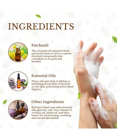 Lactosoapcillus Probiotic Hand Soap - Natural Vegan Patchouli Scent - Skin-Loving Essential Oils - 8 fl oz - Buy Online on GoSupps.com