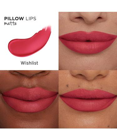 IT Cosmetics Pillow Lips Lipstick - High-Pigment Color with Lip-Plumping Effect - Collagen, Beeswax & Shea Butter - Matte Finish - 0.13 oz - Cool Rose - Buy Online on GoSupps.com