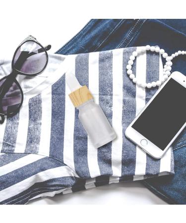 Buy Minkissy 4-Pack 10ml Empty Essential Oil Dropper Bottles - Travel Containers for Essential Oils - Sample Size Transparent Glass 8.7 x 3 cm - Buy Online on GoSupps.com