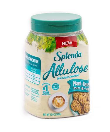 SPLENDA ALLULOSE 19oz Plant-Based Zero Calorie Sweetener for Baking & Beverages - Buy Online on GoSupps.com