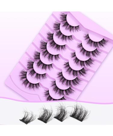 JIMIRE Cluster Lashes Individual Eyelash Clusters Natural Look Eyelashes Extension Russian D Curl Lash Extensions Fluffy Eyelash Individuals 9-17mm Thick Fake Eyelashes - Buy Online on GoSupps.com