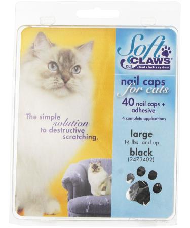 SOFTCLAWS claw protectors for cats - Large - Black Black L - Buy Online on GoSupps.com