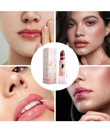 Sheer marble lipstick Moisturizing lip makeup cream with lip gloss | Matte color with a long-lasting velvet finish offering comfort and vibrant color - Buy Online on GoSupps.com