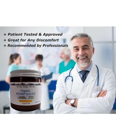 Rocky Ridge Hemp 2000MG Organic Salve MADE IN USA All Natural Balm with Omega Oils - Buy Online on GoSupps.com