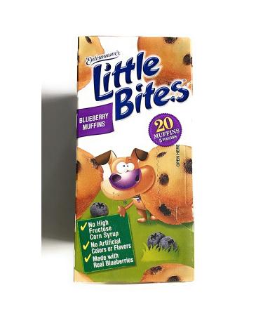Entenmann's Little Bites Blueberry Muffins - 20 Muffins, 5 Pouches - 8.25 oz (234g) - Buy Online on GoSupps.com