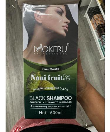 Buy Mokeru Organic Fast Hair Dye - Noni Plant Black Shampoo 500ml | 5-Minute Results | International Shipping - Buy Online on GoSupps.com
