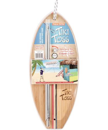 Tiki Toss Ring Toss Game - Deluxe Americana Edition for Adults & Kids | Indoor & Outdoor Fun - Buy Online on GoSupps.com