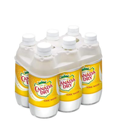 Canada Dry Tonic Water 10oz Glass Bottle 6 Pack - Buy Online on GoSupps.com
