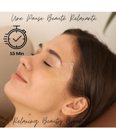 Littorelle Bio Eye Mask - 99% Natural Anti-Aging Dark Circle Remedy - Made in France 360 Hydrating Eye Patch - 1 Piece - Buy Online on GoSupps.com