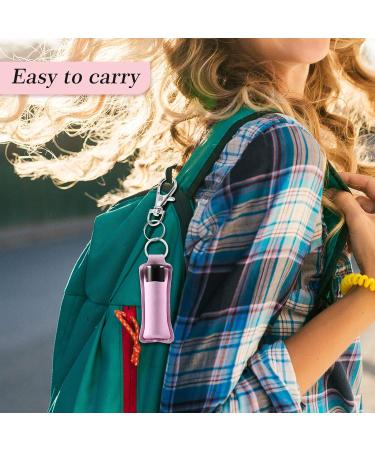 Bysiter Chapstick Holder Lip Balm Sleeve Pouch - Pink/Black - Set of 5 - Buy Online on GoSupps.com