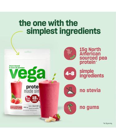 Vega Protein Made Simple - Vanilla (259g) - Buy Online on GoSupps.com