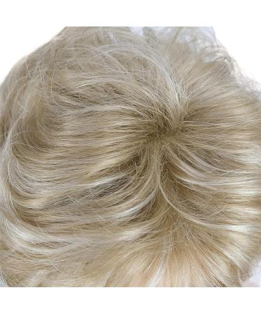 Short Layered Shaggy Wavy Bob Wig | Full Synthetic Capless Wig for White Women | Blonde Highlights L16-613 - Buy Online on GoSupps.com