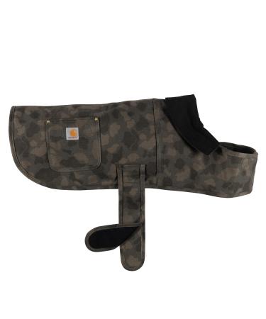 Carhartt Men's Firm Duck Insulated Dog Chore Coat Medium TARMAC/DUCK CAMO