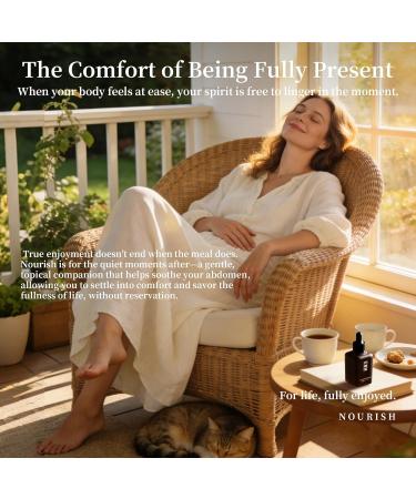 Nourish Digestion Relief Essential Oil Blend Frankincense Bergamot & Panax Ginseng for Abdominal Ease Bloating Relief & Digestive Support 30ml Natural Skin-Safe (1.01 Fl Oz (Pack of 1)) - Buy Online on GoSupps.com