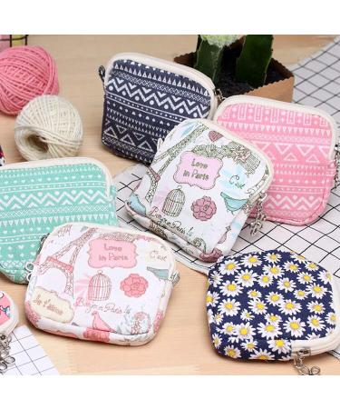 Shop Fanny 2-Piece Tampons Bag - Women's Zipper Storage & Coin Bag - Stylish Multicolored Design for International Shipping - Buy Online on GoSupps.com