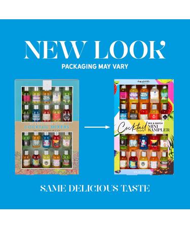 Thoughfully Cocktails Mix and Match Mini Sampler Set - Vegan & Vegetarian, Tropical & Classic - 20 Mixers (Alcohol Free) - Buy Online on GoSupps.com