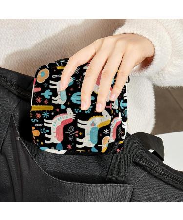 Period Bag | Sanitary Napkin Storage & Tampon Holder for Purse | 4.7x6.6x6.6 in - Classic Design - Buy Online on GoSupps.com