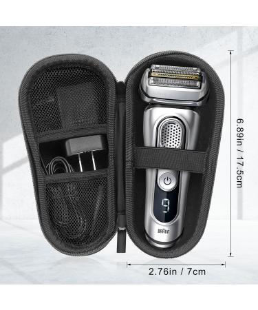 Unaone Razor Case for Men - Universal Hard Travel Cover for Braun Series 3/3S/5/7/7S/9/9S - Electric Shell Protection Bag - Black - Buy Online on GoSupps.com