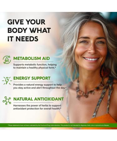 Green Tea Extract - 50% EGCG Extra Strength 20:1 Extract - Natural Green Tea Supplement + Green Coffee Beans & Apple Cider Vinegar - Energy & Metabolism Support - for Men & Women - Vegan 120 Capsules - Buy Online on GoSupps.com