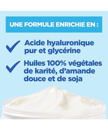 Mixa Intensive Dry Skin - Fresh and Melting Cream with Pure Hyaluronic Acid - Multi Use - Face Body Hands Feet - 24-Hour Hydration - Fast Penetration - Hypoallergenic - Pack of 2 - Buy Online on GoSupps.com