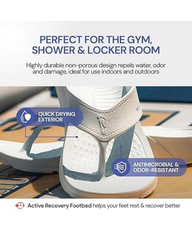 NUUSOL Unisex Cascade Flip Flops Non-Slip Hiking Plantar Fasciitis Footwear Soft Cushion Lightweight & Comfortable Arch Support & Textured Footbed Pain Relief for Joint Neck & Back Injuries - Black - 12 Women/11 Men - Buy Online on GoSupps.com