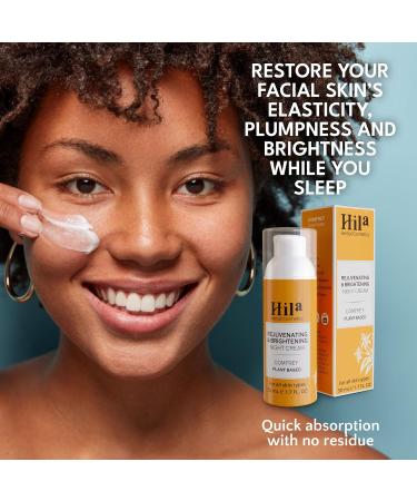 Rejuvenating Vitamin E Night Cream for All Skin Types - Brightening & Nourishing Restorative Moisturizer 50ml - Buy Online on GoSupps.com