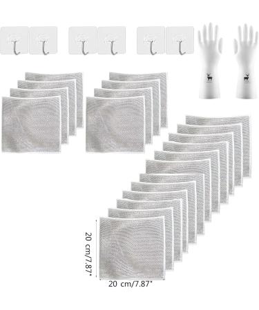 Efficient Metal Wire Dish Scrubber Dish Cleaning Rug Strong Cleaning Power Scrub and Clean Long Lasting Multifunctional Non-Scratch Wire Dish Towel - Buy Online on GoSupps.com