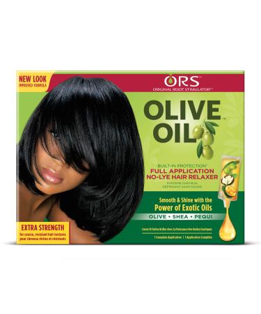 Organic Root Stimulator Olive Oil No Lye Relaxer Kit  Extra Strength