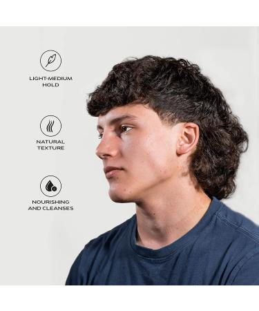 BluMaan Men's Hybrid Styling Cream Clay - Matte Finish | Light to Medium Hold | 2.5 oz - Buy Online on GoSupps.com