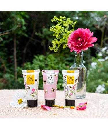 Heathcote & Ivory Busy Bees Hand Cream Trio Gift Set | 3 x 30ml | Soft & Scented Hands | Cruelty-Free & Vegan | Travel Size - Buy Online on GoSupps.com