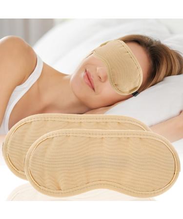 Castor Oil Pack for Eyes 2 Pcs Reusable Organic Castor Oil Pack Wrap Castor Oil Eye Mask Keep Moist Improve Sparse Eyelashes and Eyebrows Dry Wrinkles Dark Circle